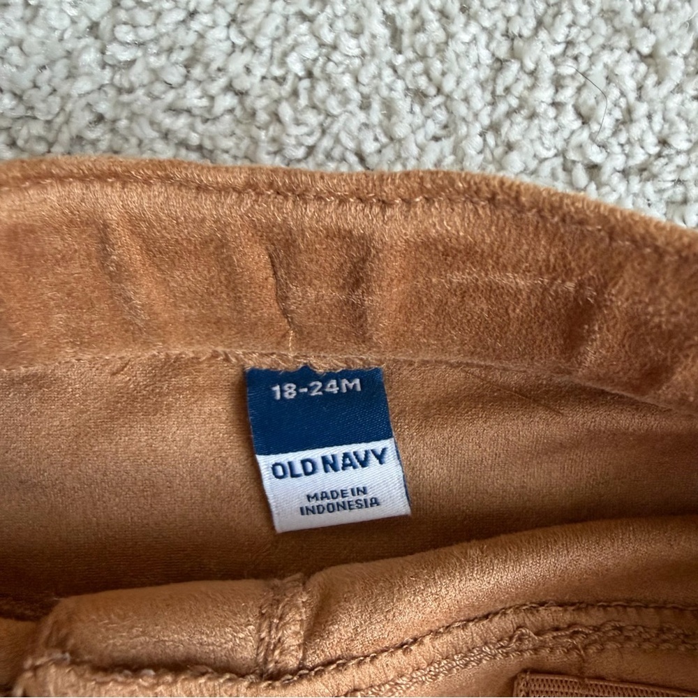 Old Navy Baby Toddler Girl Brown/ Tan Button-Up Skirt - 18-24mo - NWT - Picture 4 of 5